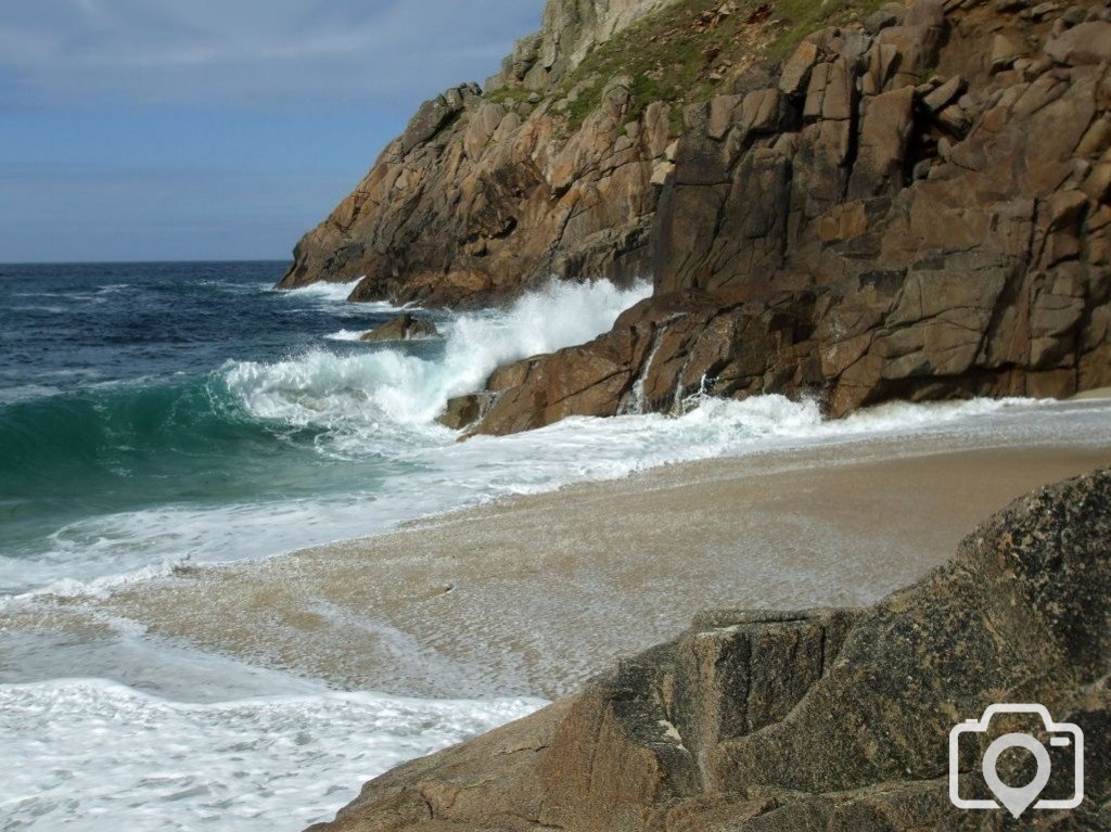 A choppy sea at Portheras Cove - Click on the album for another 29.