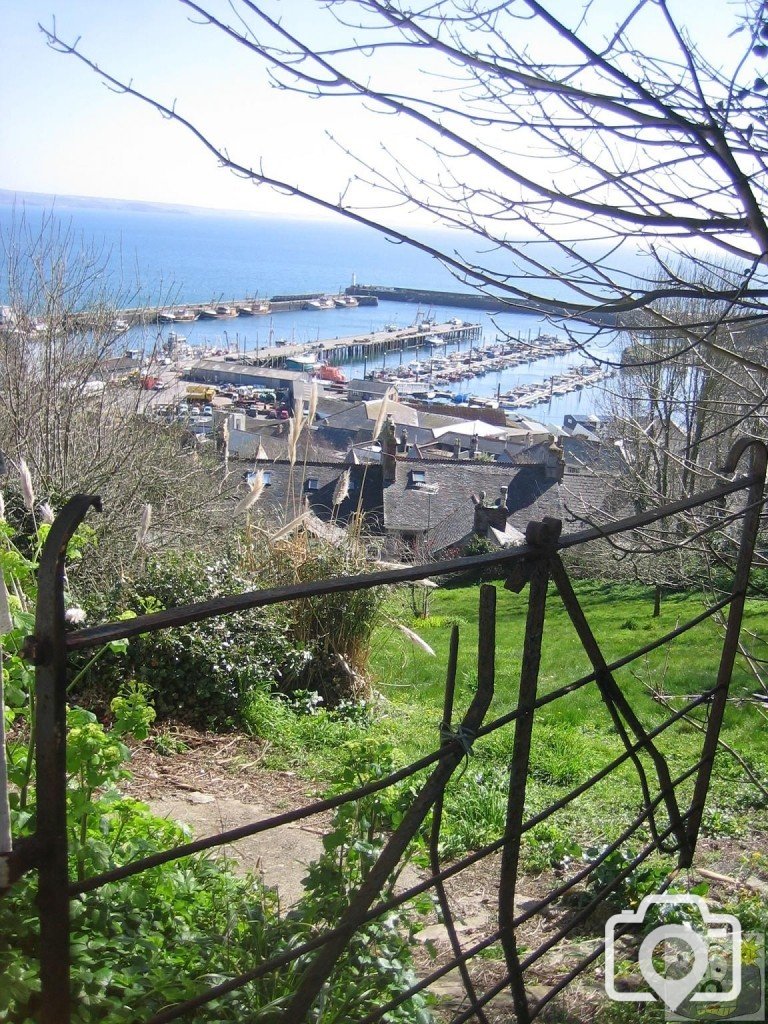 A view of Newlyn Harbour