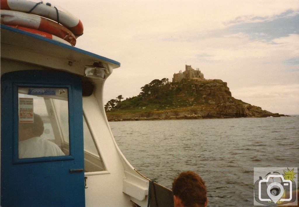 Another view of St. Michael's Mount, including our vessel