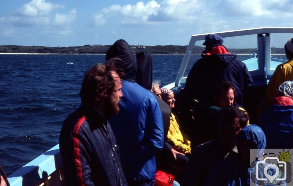 Approaching St Martin's, Scilly - 1977