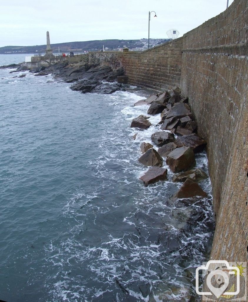 Battery Beach and Wall