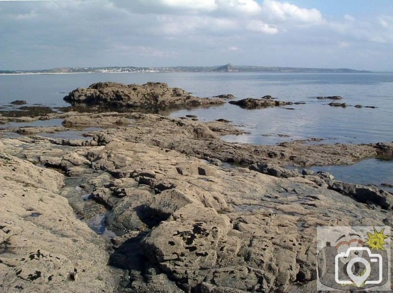 Battery Rocks at low tide, Oct., 2005