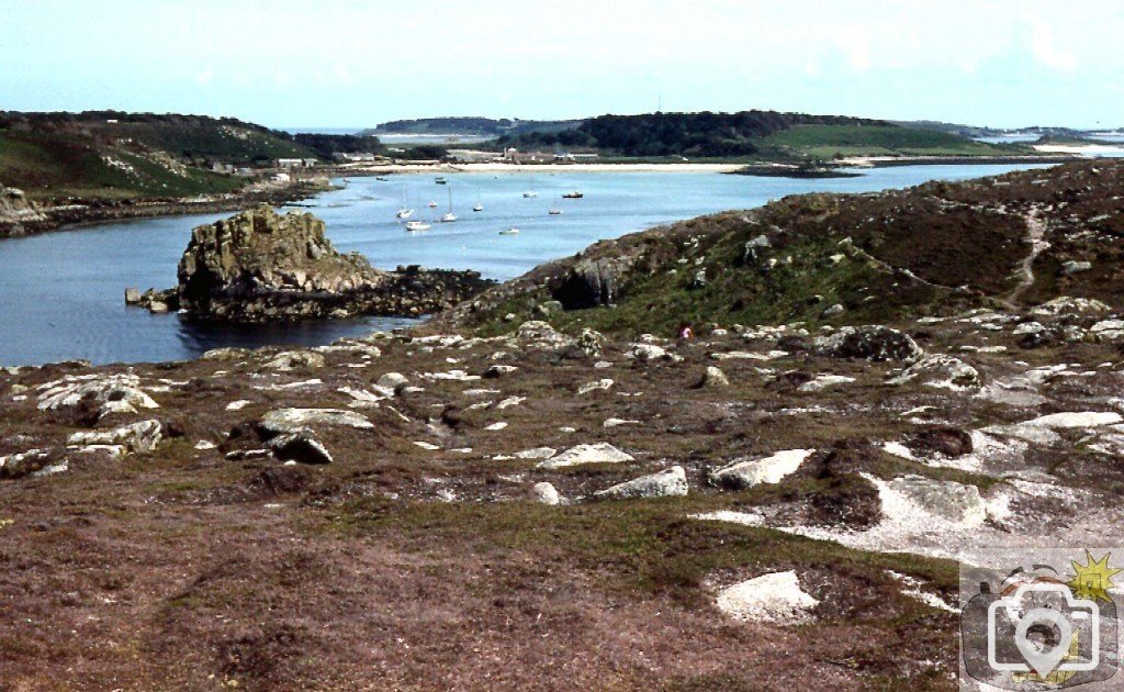 Bryher's coastline - Is that Tresco in the distance?