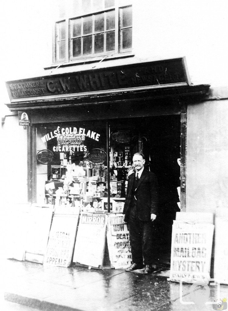 C W White Stationer Tobacconist and Newsagent