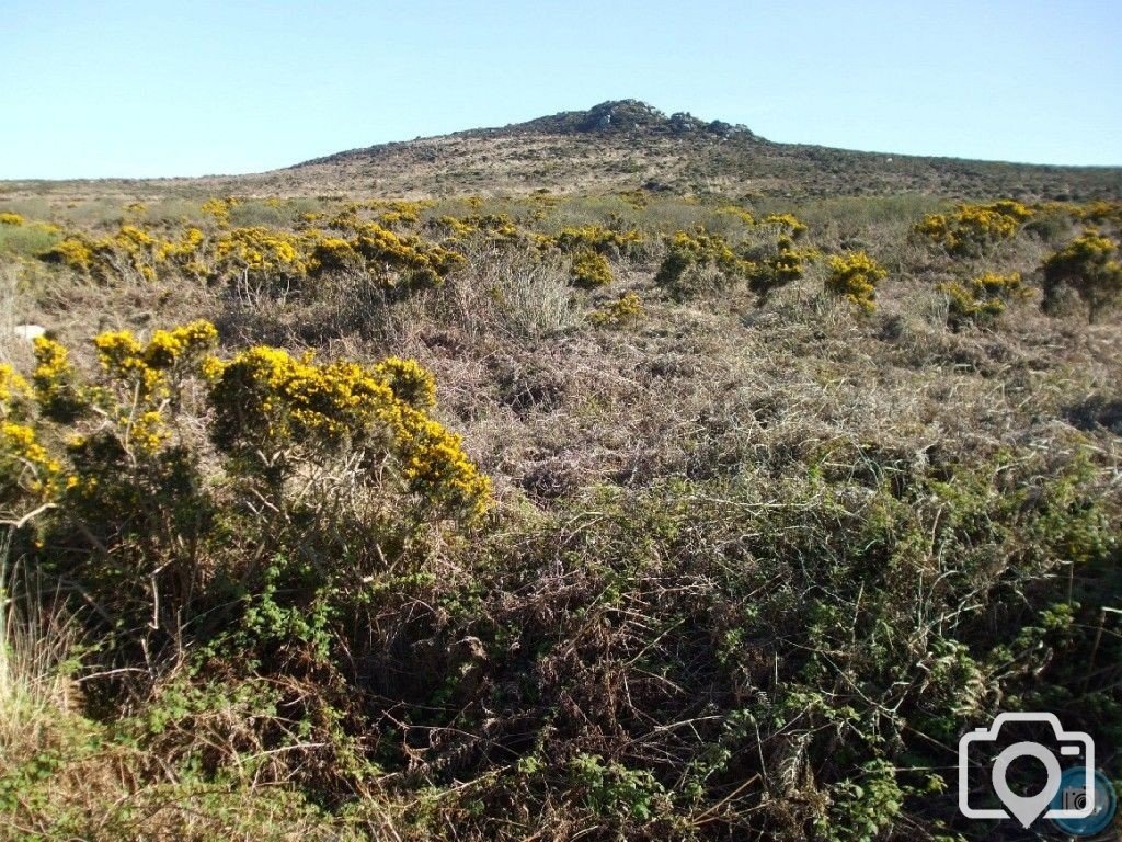 Carn Galver from the road - 12th April, 2011