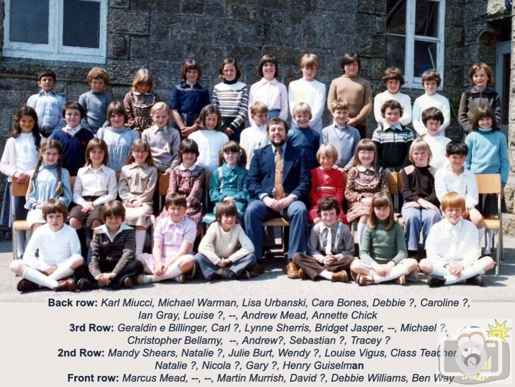 Class 2/3 (8-9year olds) 1979-80 - Cape Cornwall County Primary School