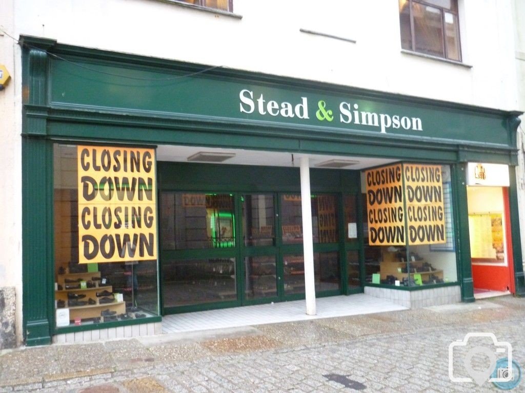Closing down Stead and Simpson