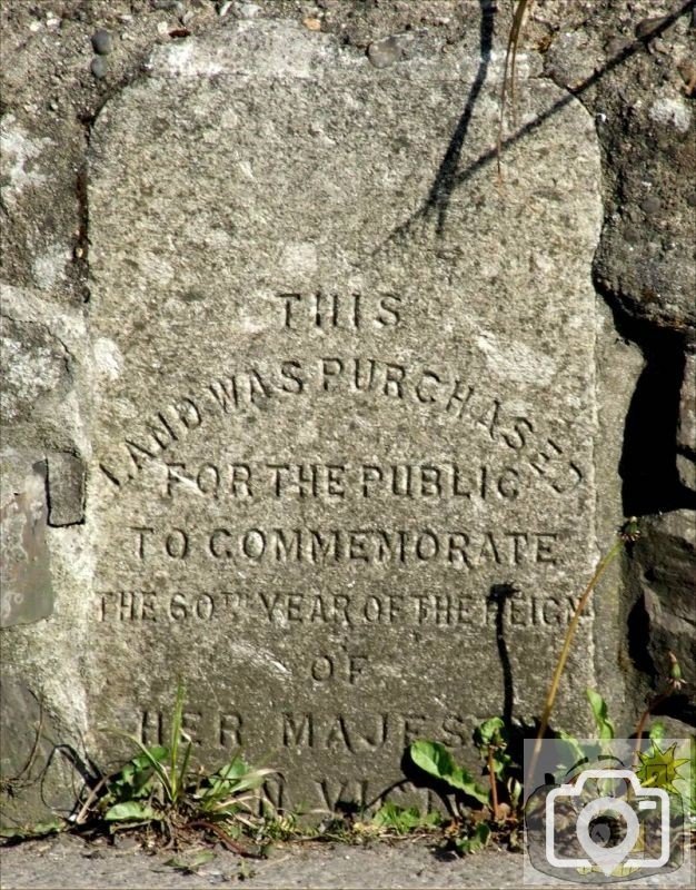 Commemorative Stone; New Road