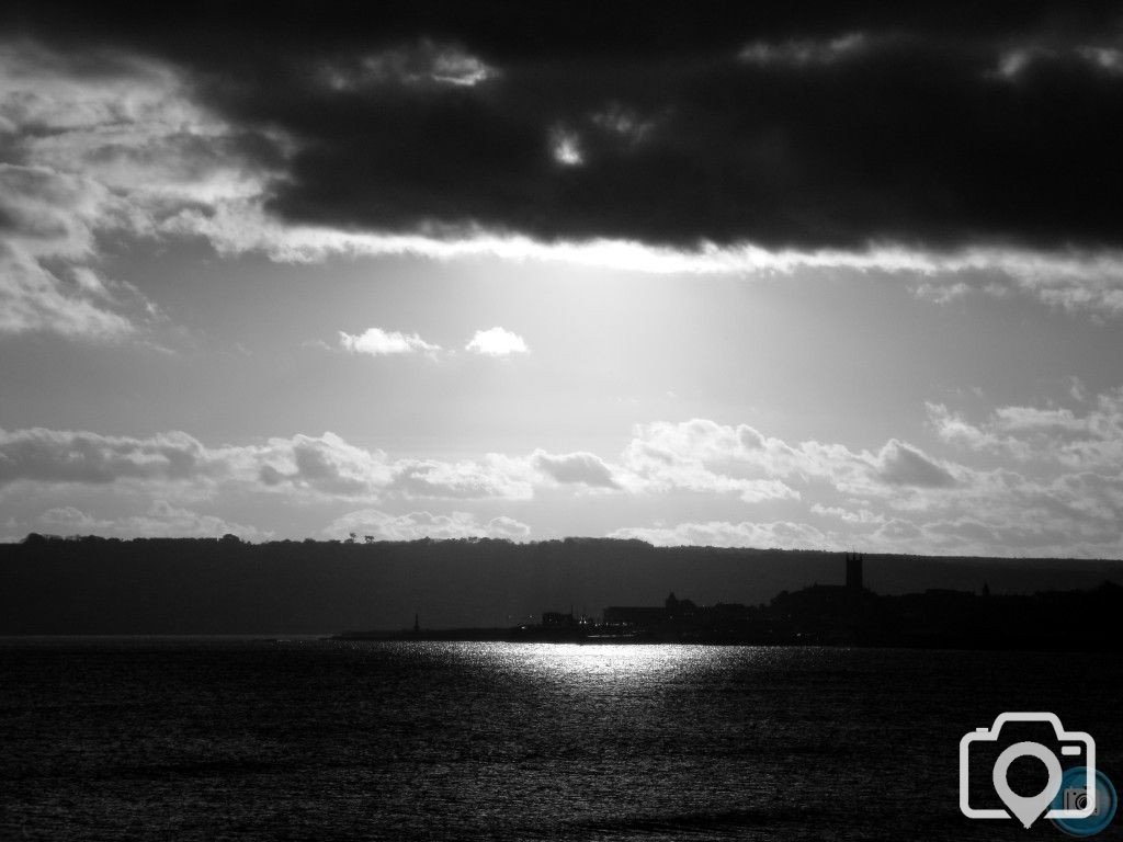 Dark skies over Penzance