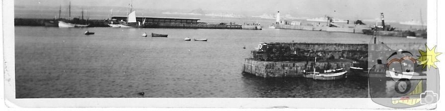 Distant view of the Western Union Fleet in Mount`s Bay, 1949