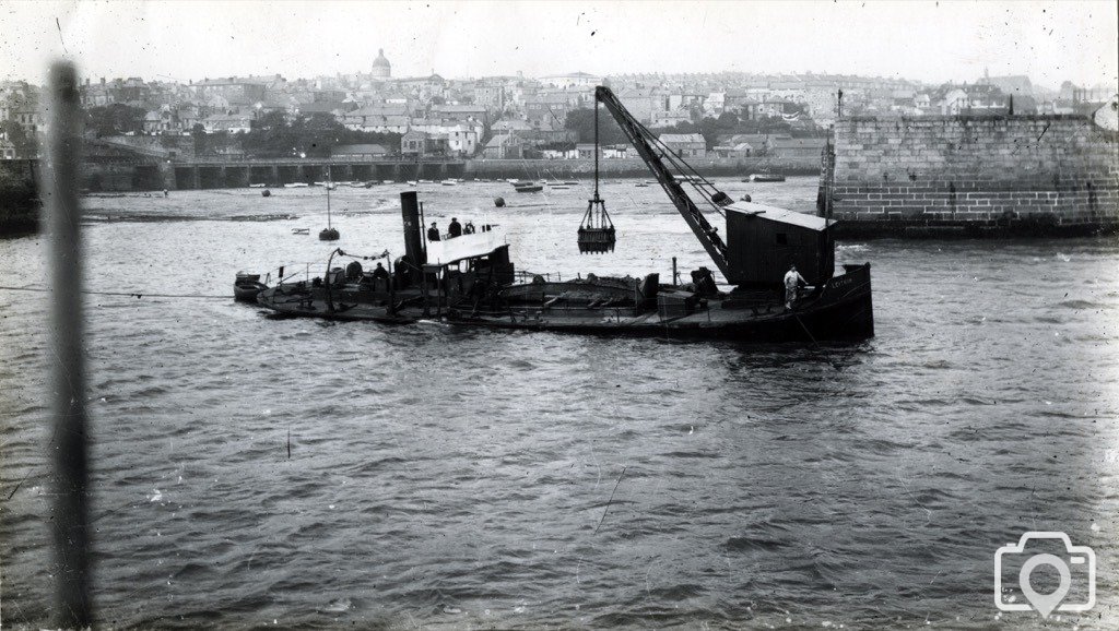 Dredging  Penzance Harbour