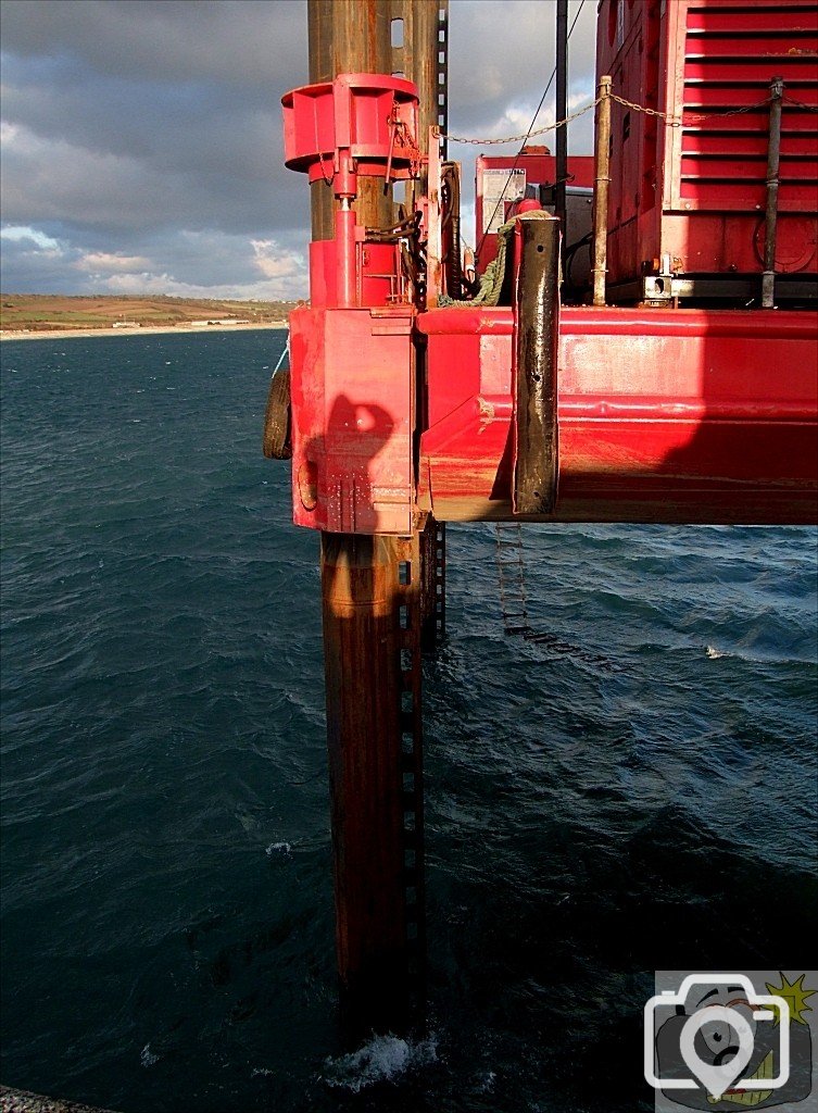 Drill Rig Penzance Lighthouse Pier -05