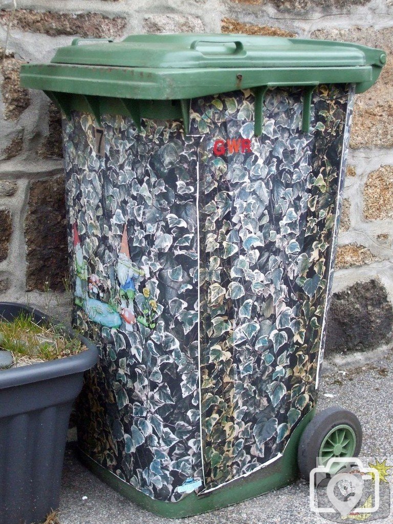 Dustbin art!