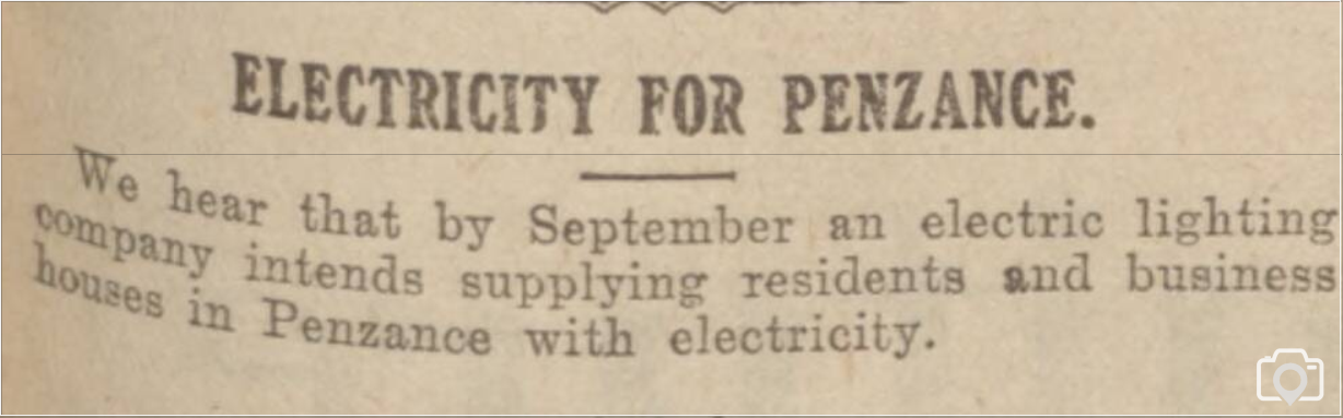 Electricity for Penzance
