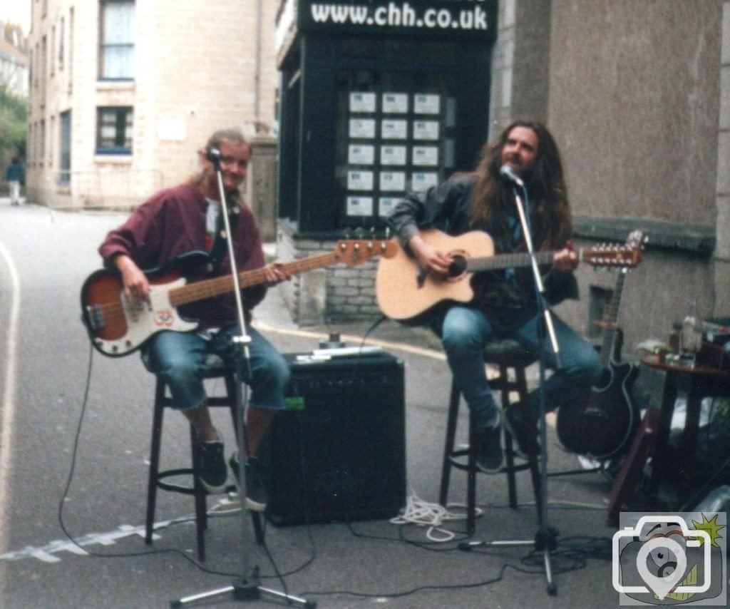 Emma and Tijron Rosewall parade their talents Mazey Day 2002