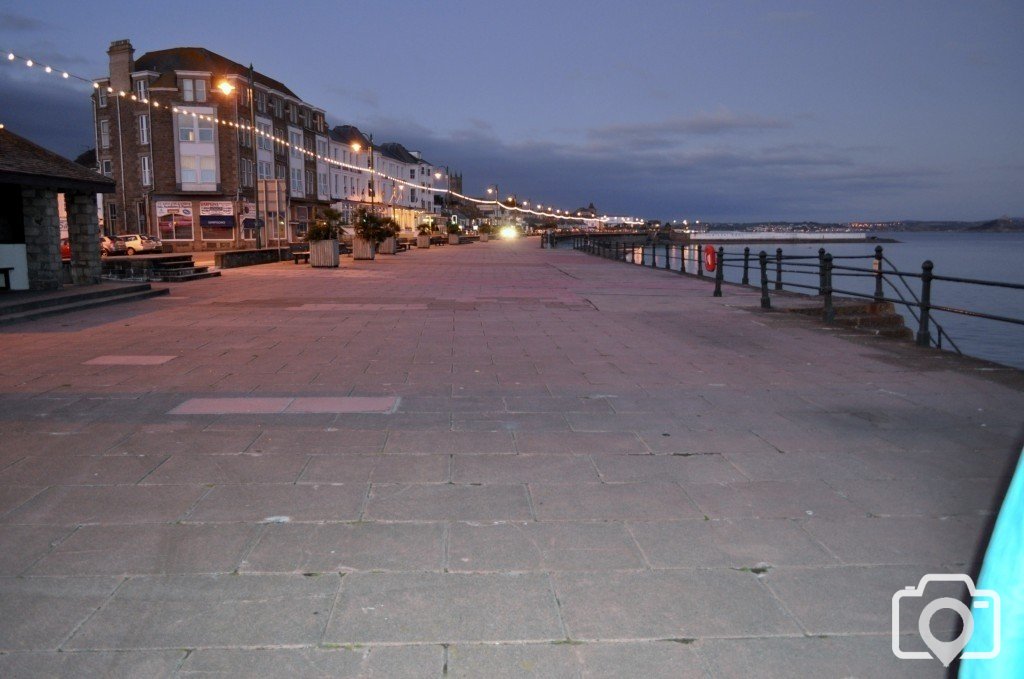 Evening  on  the  prom.