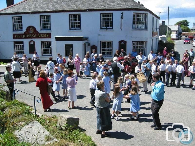 Feast Day, The Queen's Arms, Breage (June, 2004)