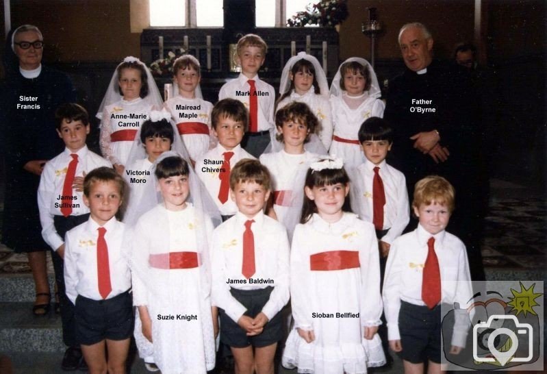 First Holy Communion, June, 1985