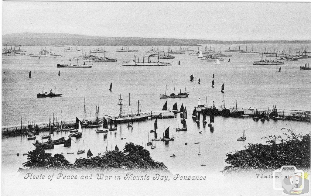 Fleets of Peace and War in Mounts Bay Penzance