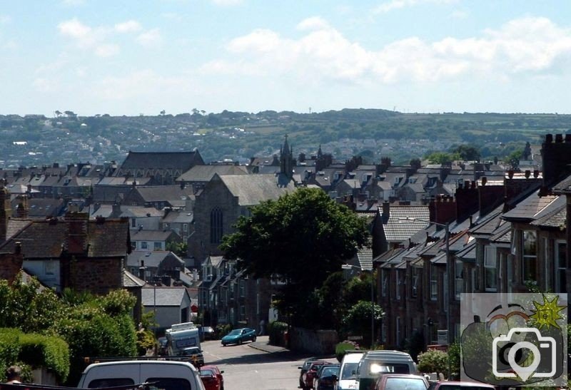 From the top of Castle Road to the R.C. church