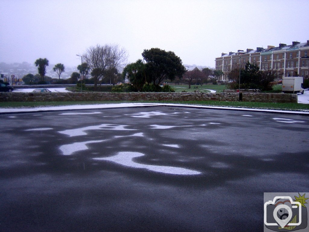 Frozen Boating Lake