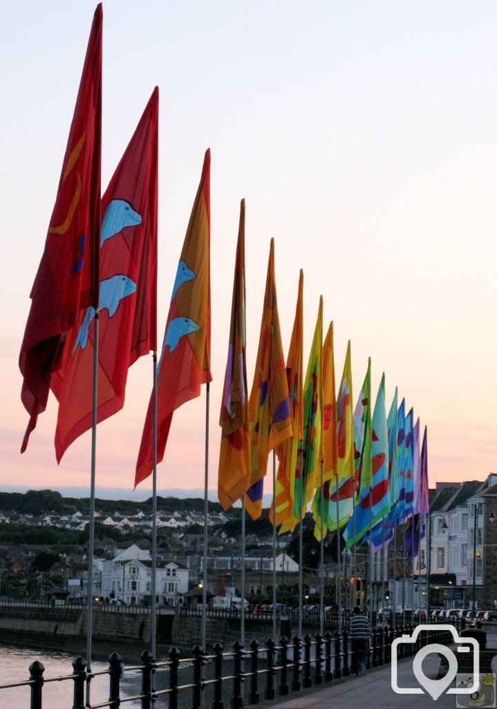 Golowan flags 2009