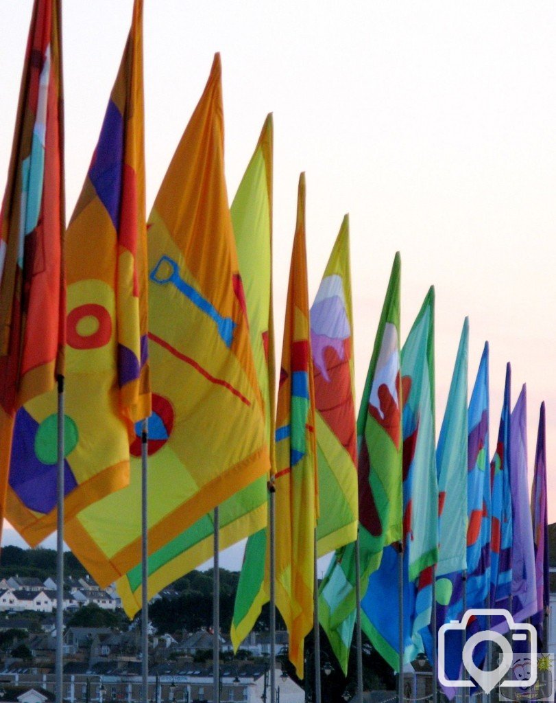 Golowan flags 2009