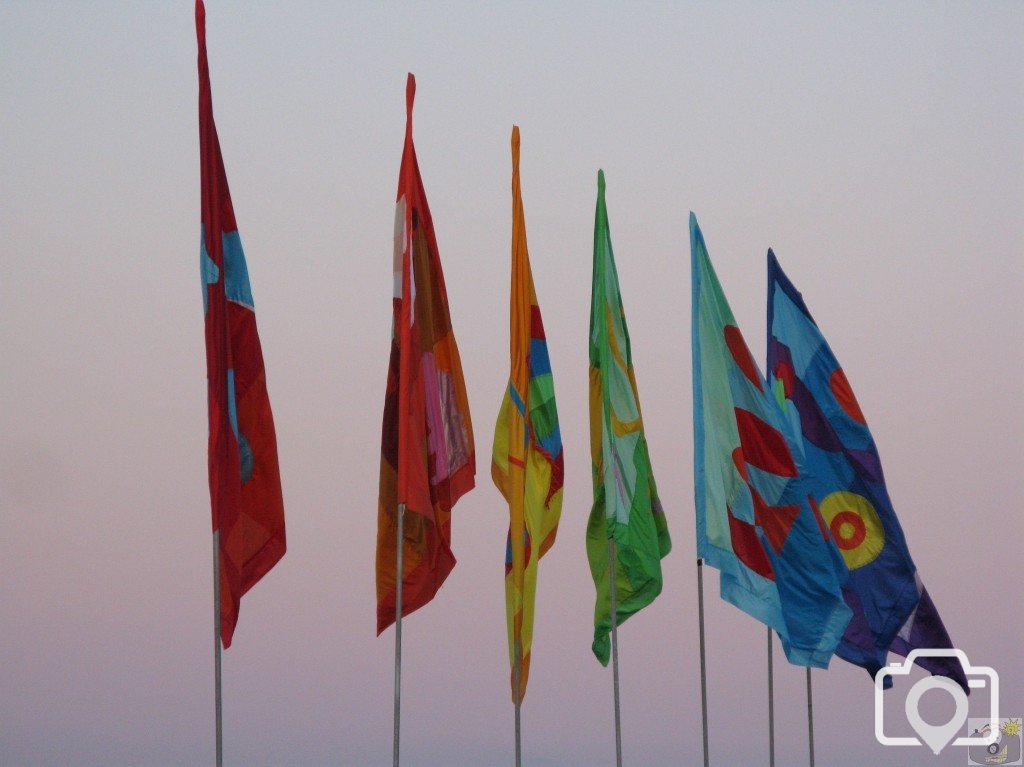 Golowan flags 2009