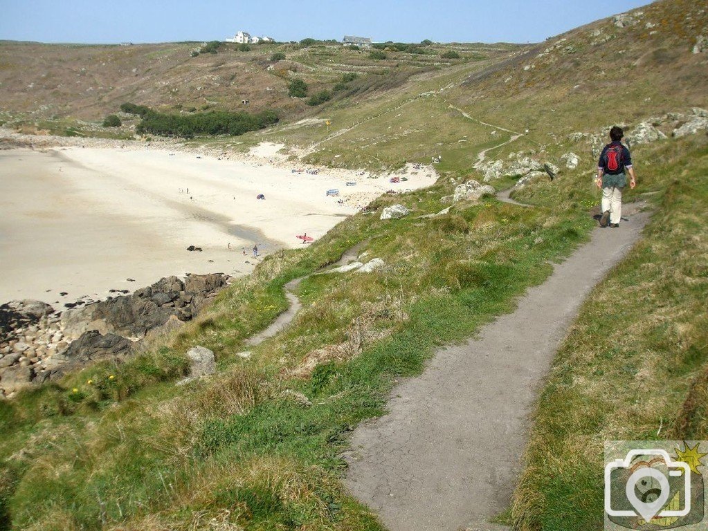 Gwynver beach in view and the tde's out.