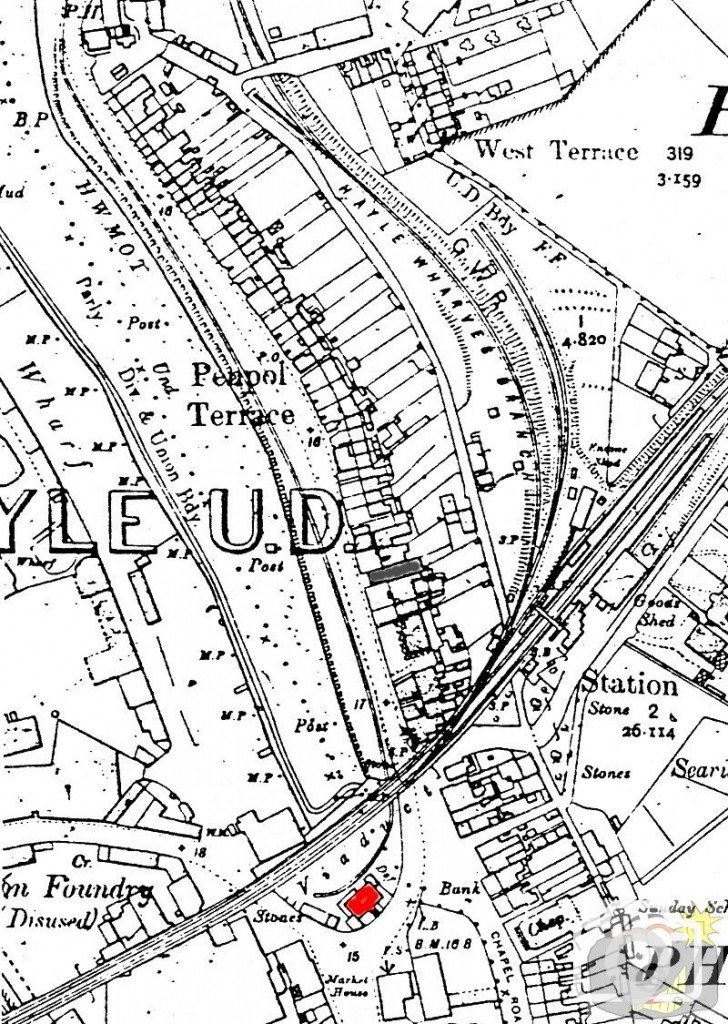 Hayle 1908 OS Map