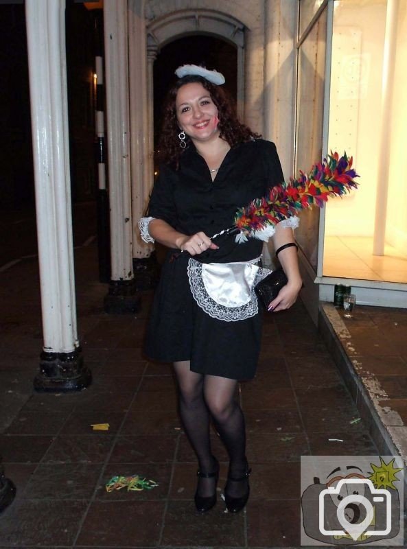 Hotel Maid, outside Dorothy Perkins, 2007