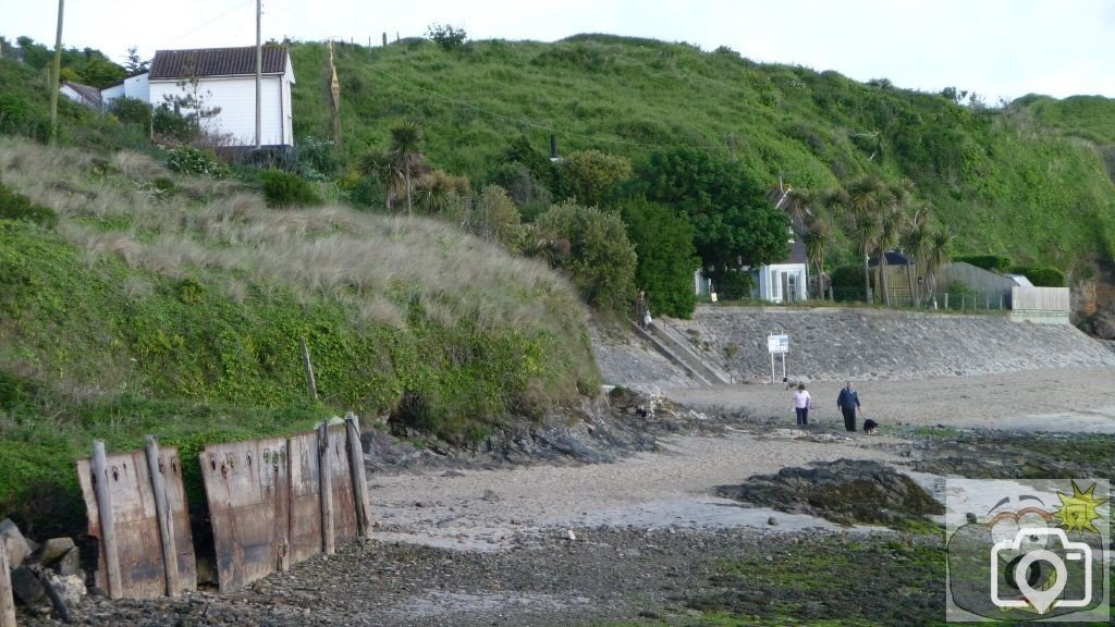 Houses on the beach.