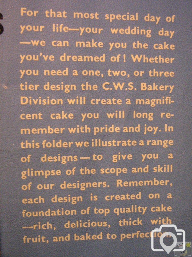 Information from booklet