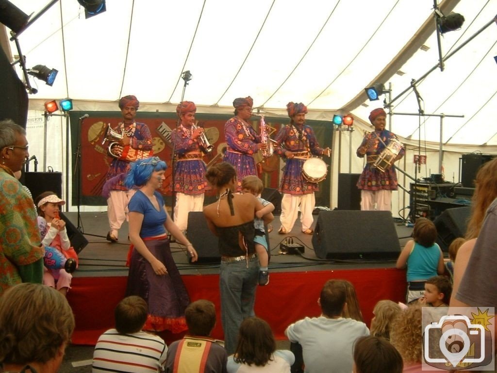 Inside the Marquee, St Anthony's Gardens - Mazey Day, 2005