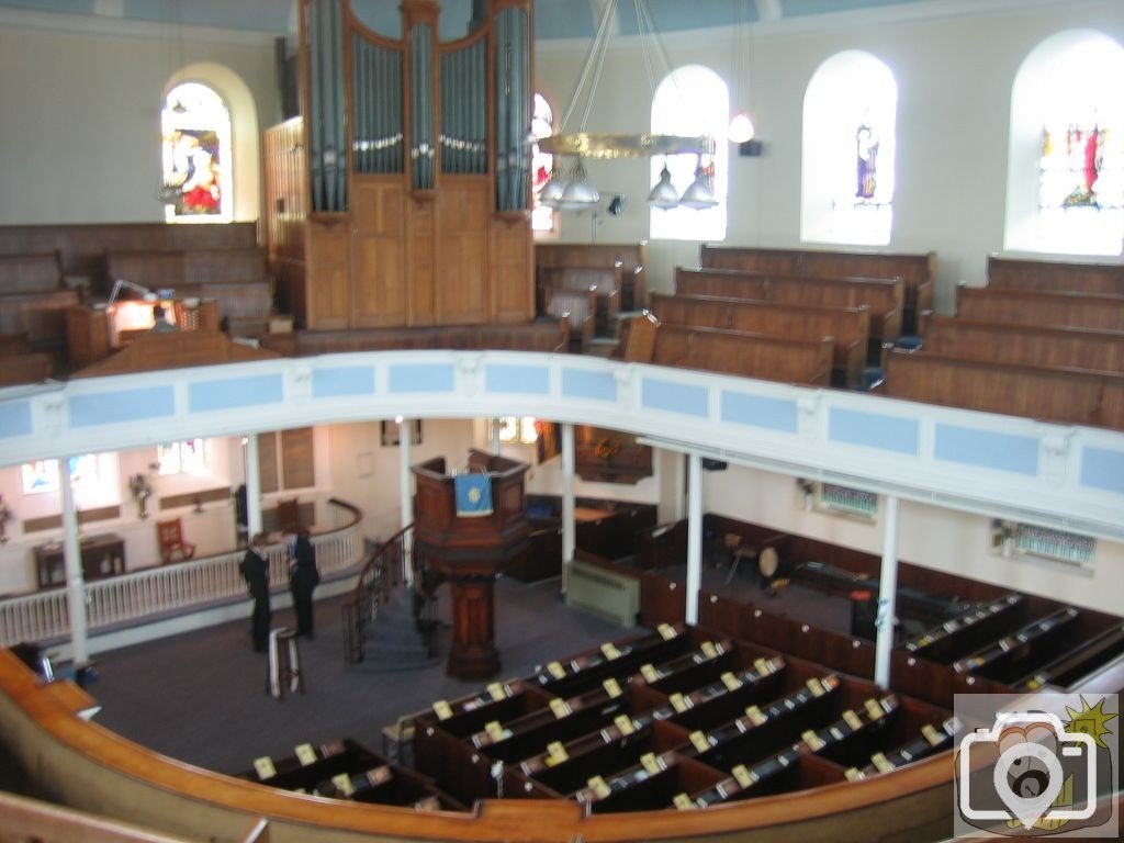 Interior of Chapel Street Methodist Church