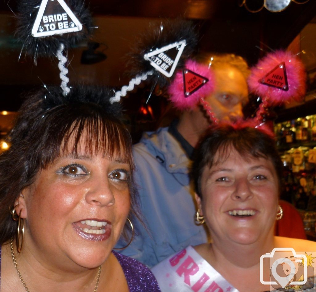 Lindy's Hen Party night out in Penzance