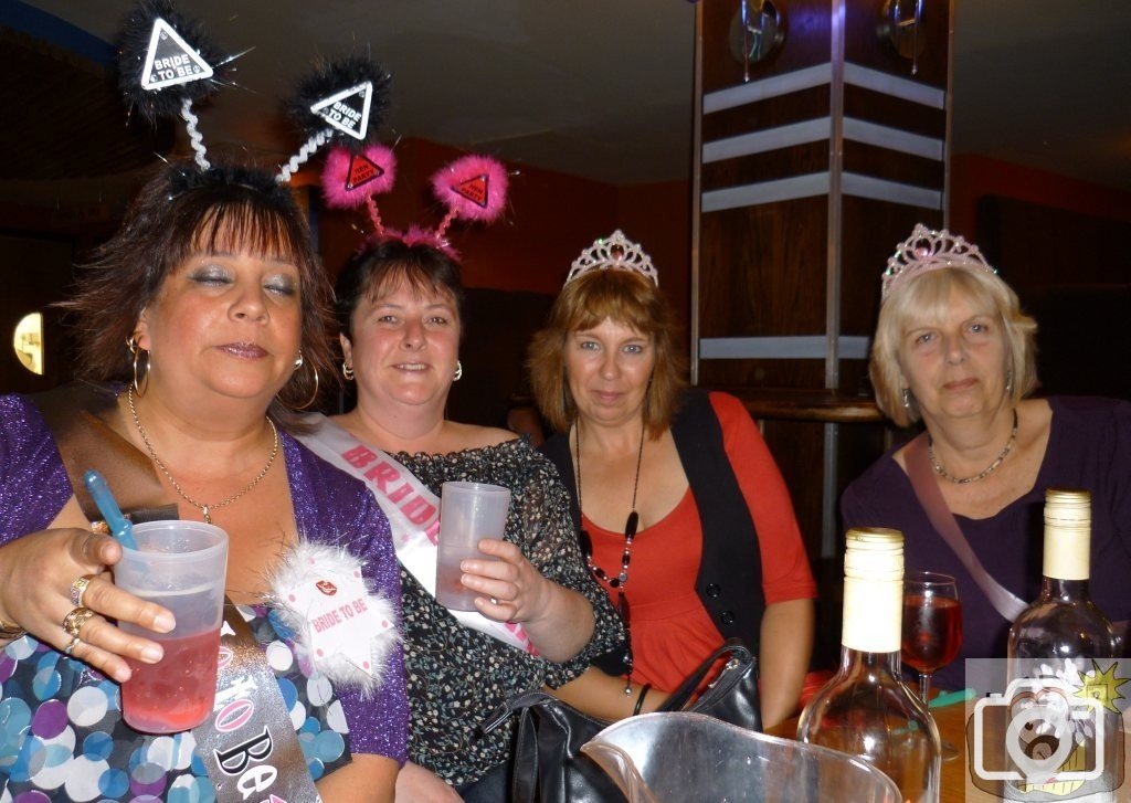 Lindy's Hen Party night out in Penzance