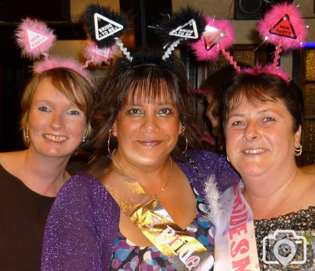 Lindy's Hen Party night out in Penzance