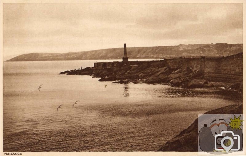 Looking back at Battery from the Pier before the Bathing Pool