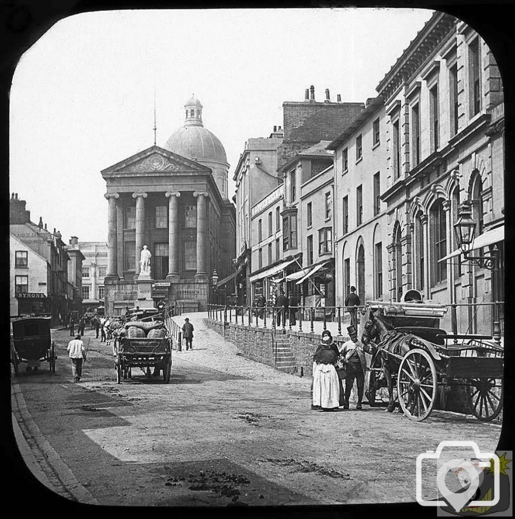 Market Jew Street, Penzance c1875