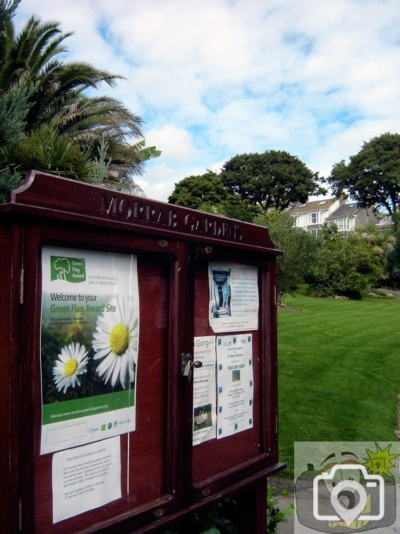 Morrab Gardens Notice Board