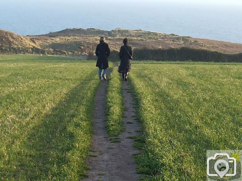 My favourite photo today perhaps (en route for Logan Rock)