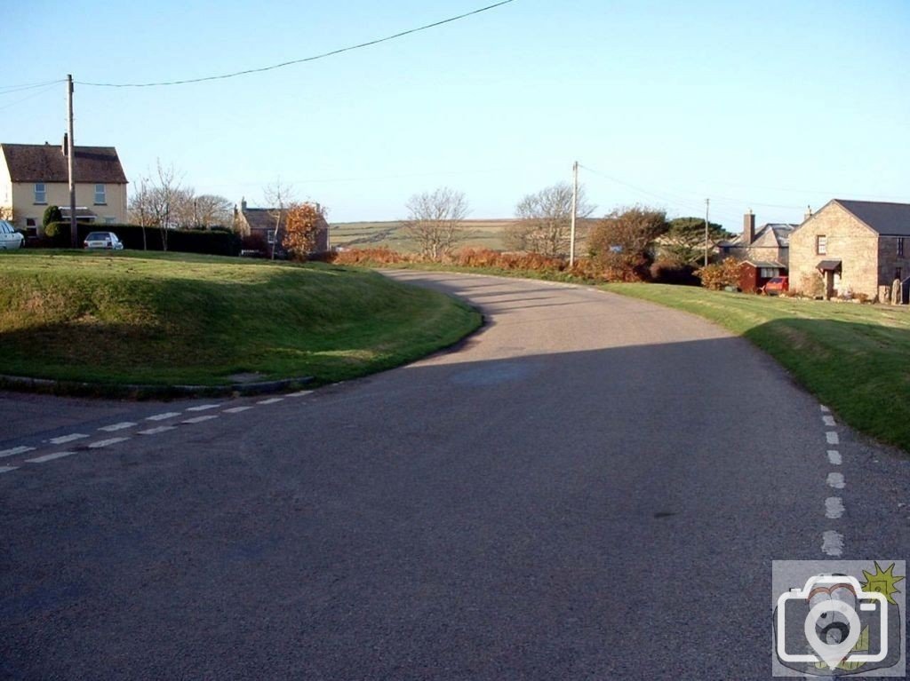 Near Beacon Estate, Sancreed, en route by cycle to Sancreed