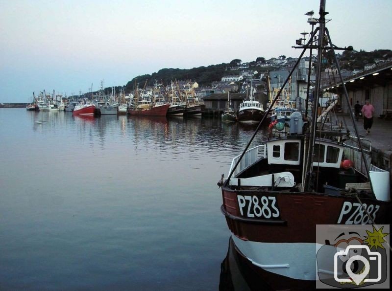 Newlyn Harbour - an evening pic in 2004