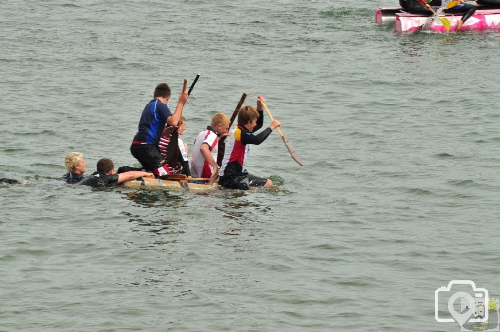 newlyn  raft  race.