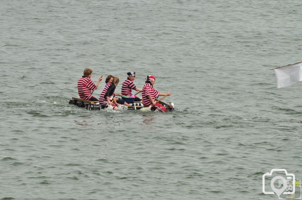 newlyn  raft  race.