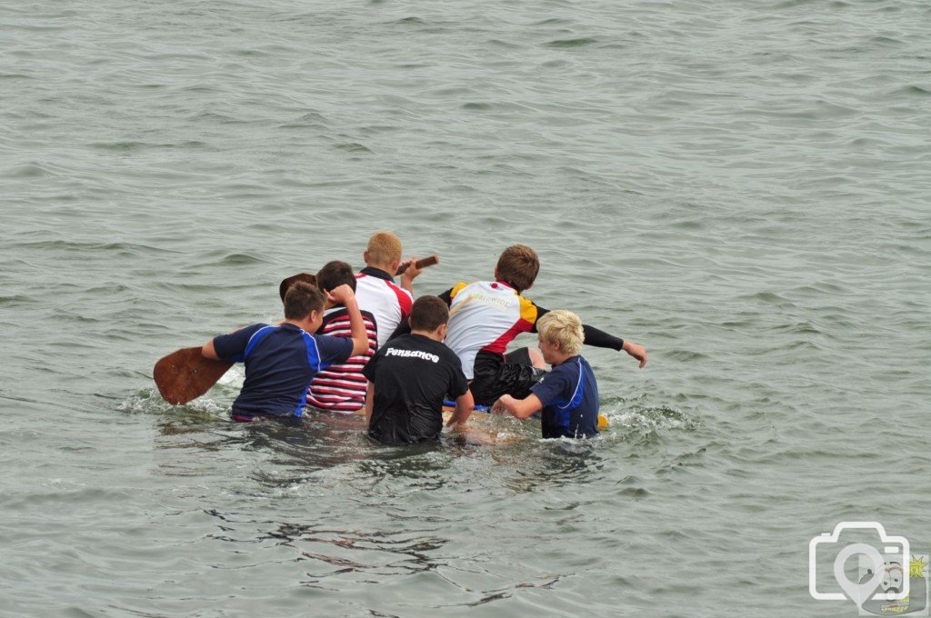 newlyn  raft  race.