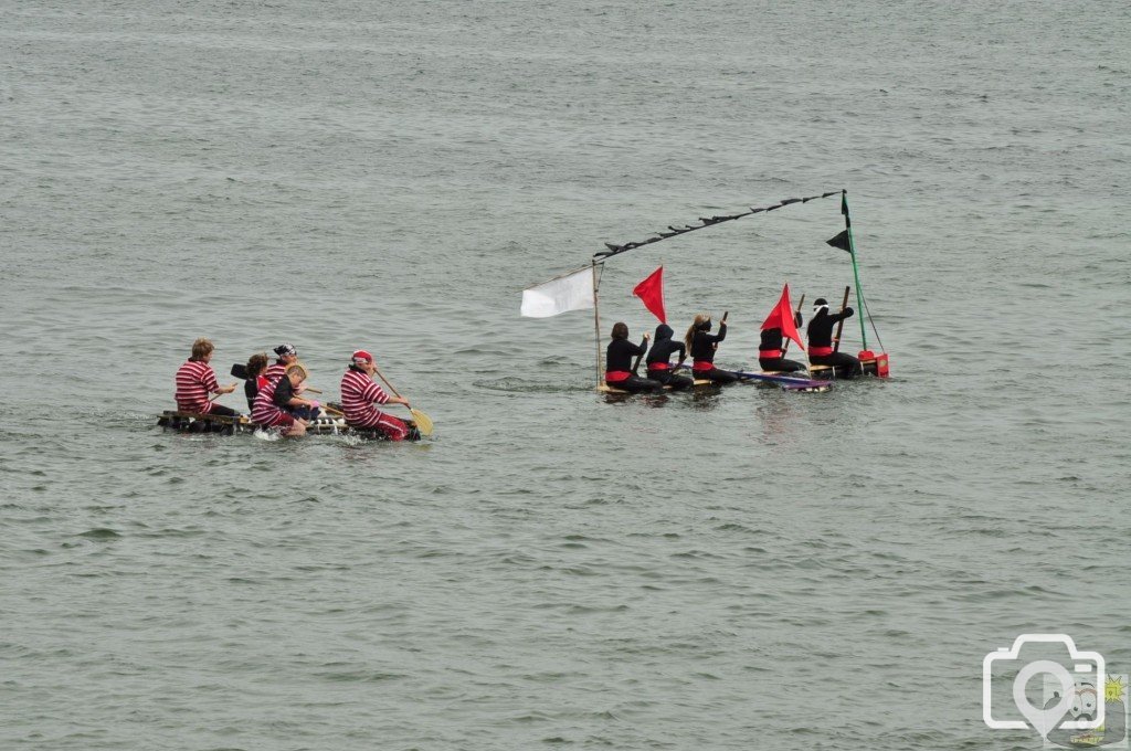 newlyn  raft  race.