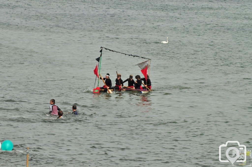 newlyn  raft  race.