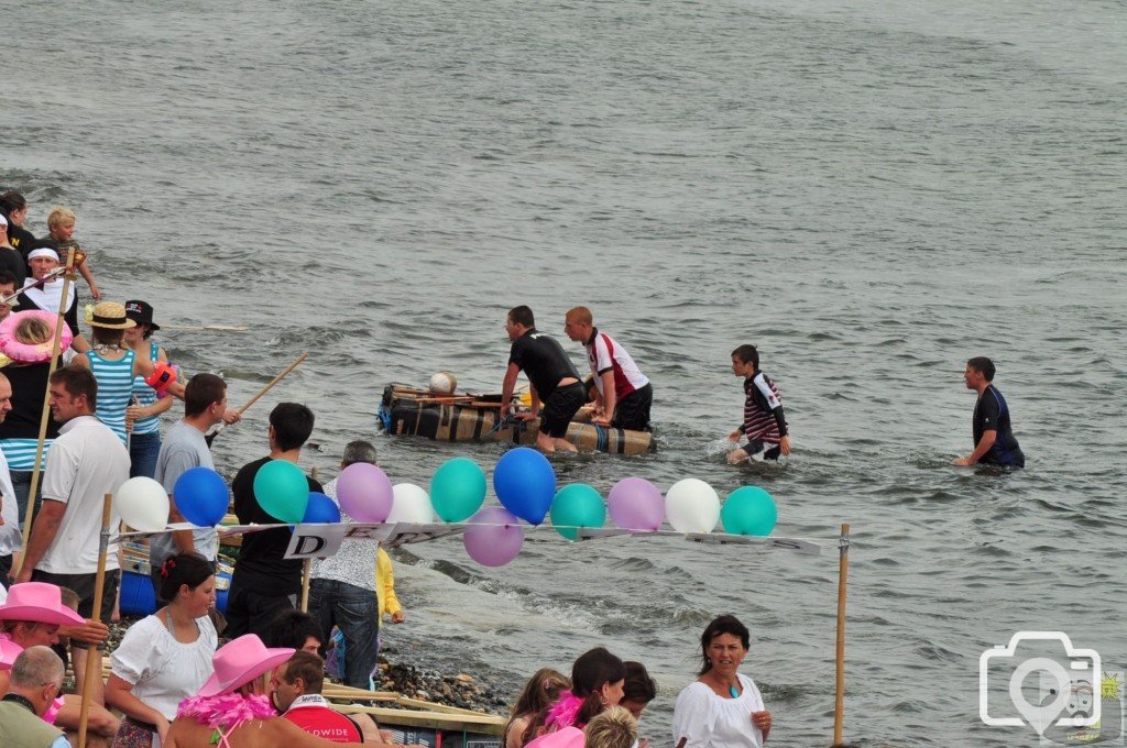 newlyn  raft  race.